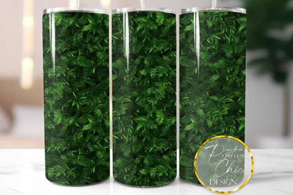 3D Plant Tumbler Wrap Design Sublimation: Graphics and Illustrations for Local Brands