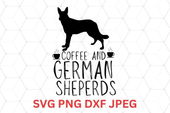 German Shepherd Dog SVG, PNG, DXF Graphics and Illustrations