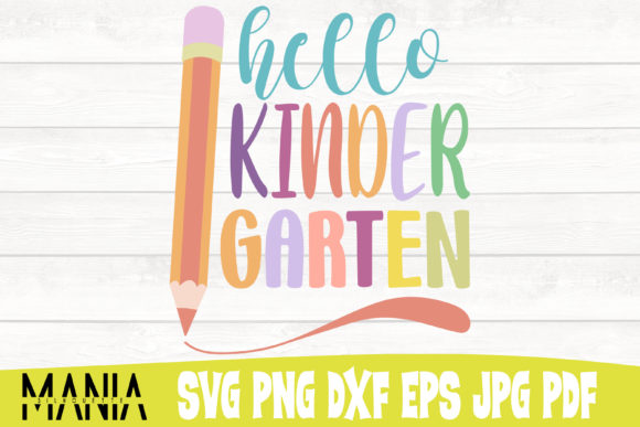 Hello Kindergarten Svg Cut File Design: Graphics & Graphic Templates Review