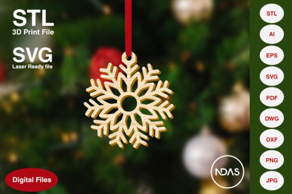 Snowflake Christmas Tree Ornament 8a: A Designer’s Review for 3D Printing and Home Decor