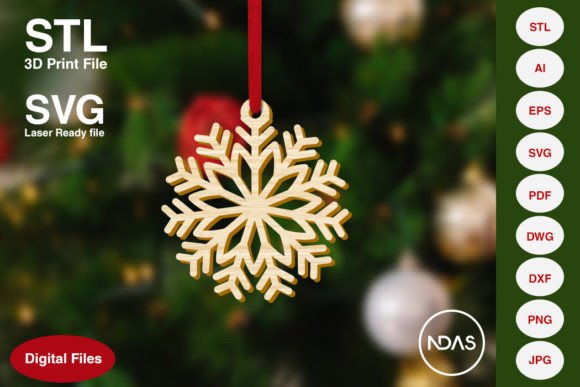 Snowflake Christmas Tree Ornament 8c: A Creator’s Review for Home Decor and 3D Printing