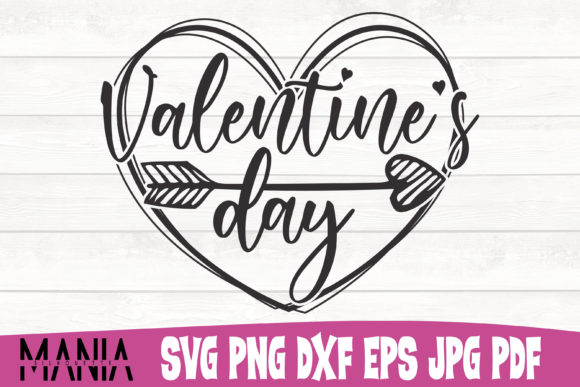 Valentine s Day Svg Cut File Design Graphics & Templates